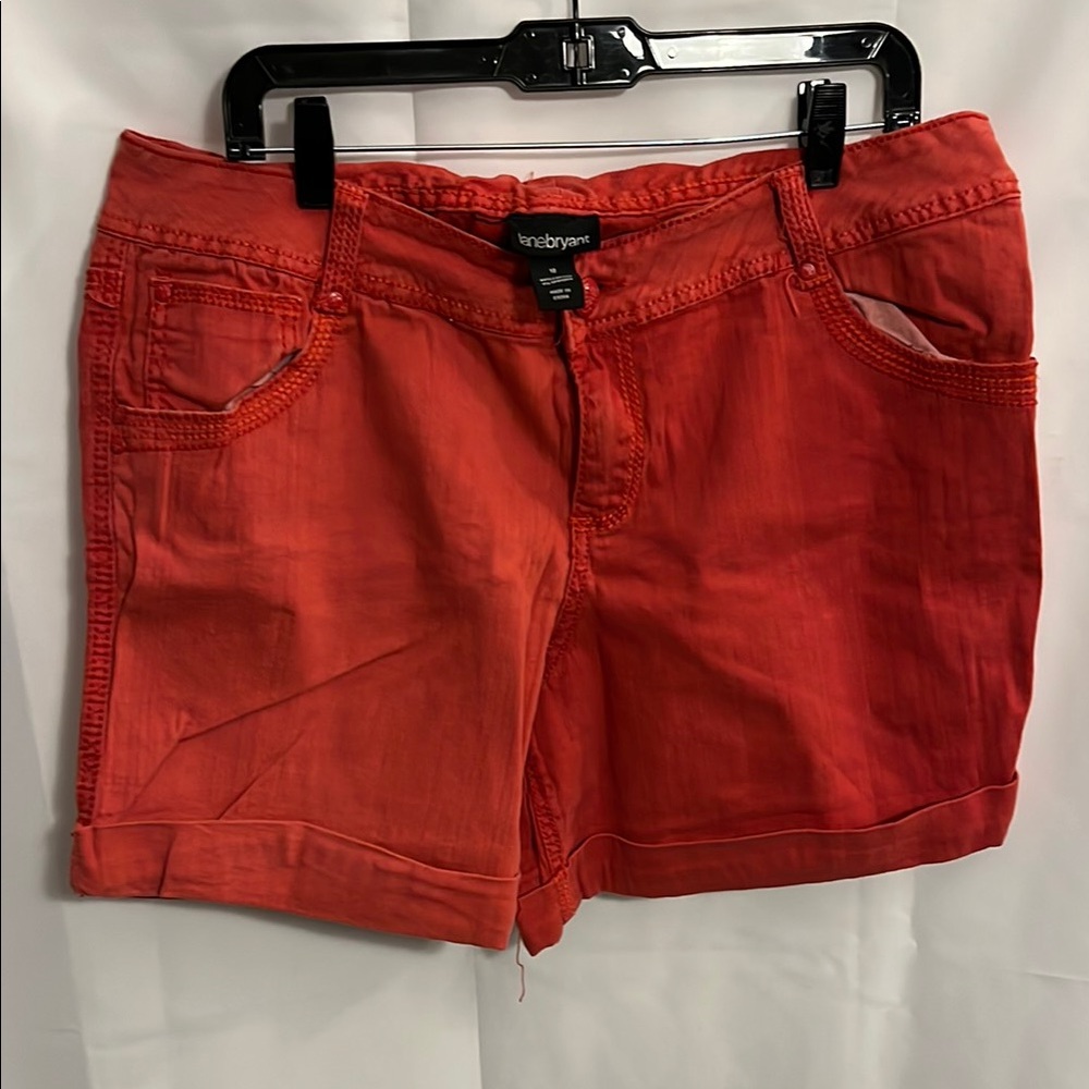 Lane Bryant Women's Red Shorts